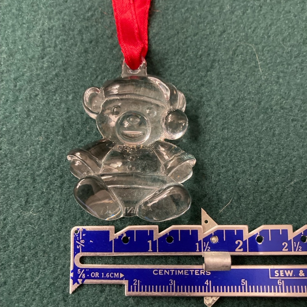 Tiffany & Co crystal teddy bear ornament - Picture 6 of 7